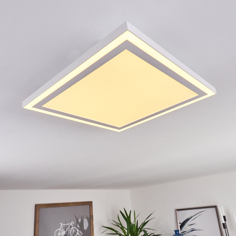 Salamo LED Panel Weiß, 2-flammig