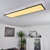 Nexo  LED Panel Schwarz, 1-flammig, Fernbedienung