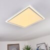 Salamo LED Panel Weiß, 2-flammig, Fernbedienung