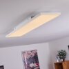 Buenaventura LED Panel Weiß, 1-flammig, Fernbedienung