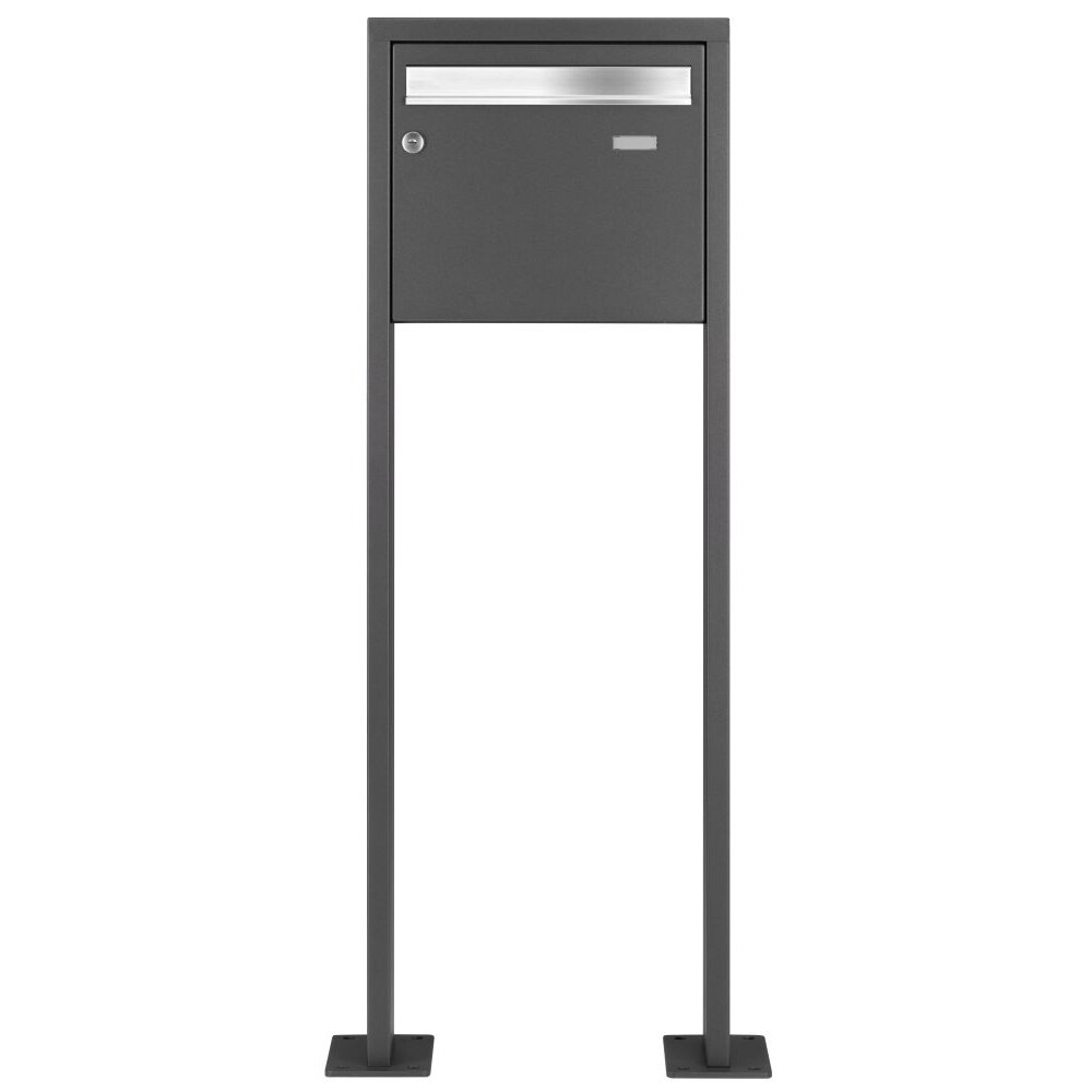 LCD Anklam Briefkasten Schwarz