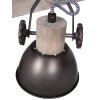 Steinhauer Gearwood Deckenspot Anthrazit, Holz dunkel, 4-flammig