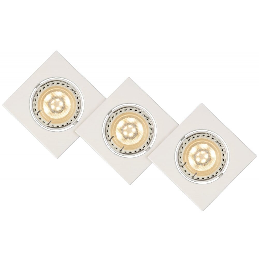 Lucide FOCUS Einbauspot LED Grau, 3-flammig main product photo