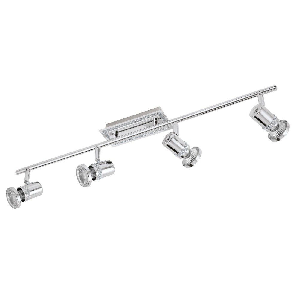 Eglo BONARES Deckenspot LED Chrom, Kristalloptik, 4-flammig main product photo