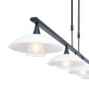 Steinhauer Tallerken Pendelleuchte LED Nickel-Matt, 4-flammig