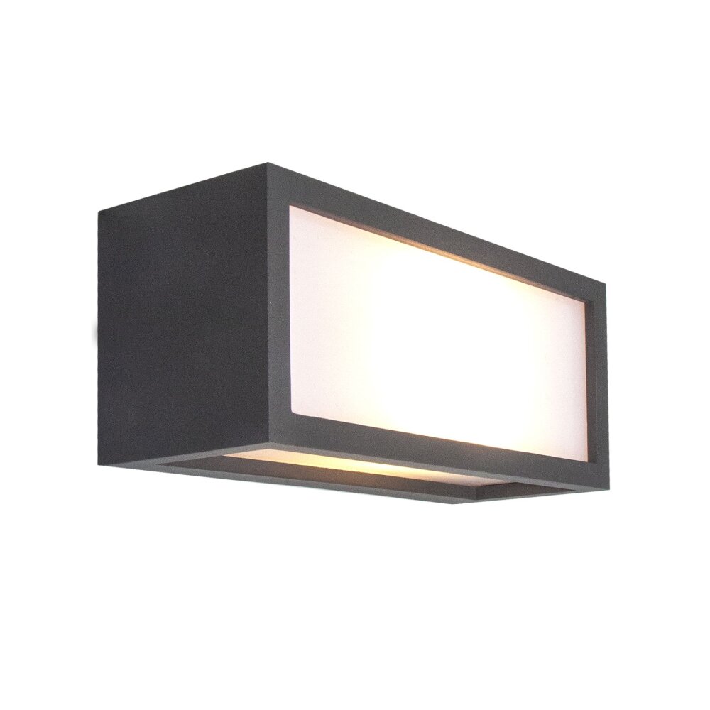 Mantra UTAH Außenwandleuchte Grau, 1-flammig main product photo
