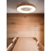 Mantra TIBET Deckenventilator LED Holz dunkel, Weiß, 1-flammig, Fernbedienung