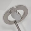 Rabeja Deckenfluter LED Nickel-Matt, 2-flammig