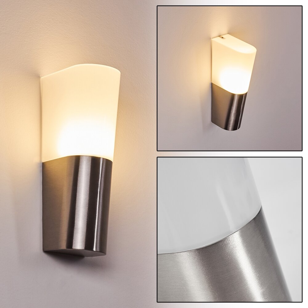 Busalla Außenwandleuchte LED Nickel-Matt, 1-flammig main product photo