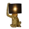 Lucide CHIMP Tischleuchte Gold, 1-flammig