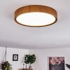 Nexo Deckenleuchte LED Holz dunkel, 1-flammig