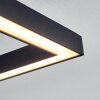 Cavareno Deckenleuchte LED Schwarz, 1-flammig