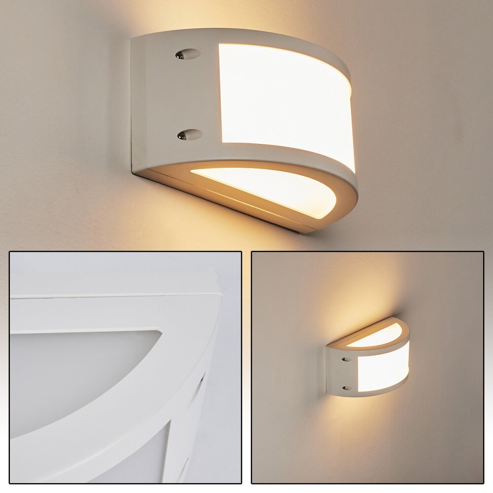 Pompeano Außenwandleuchte LED Weiß, 1-flammig main product photo