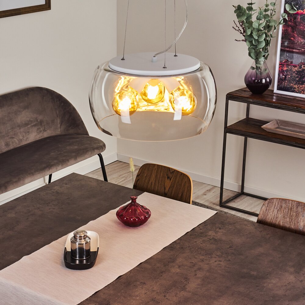 Palibatz Hängeleuchte Weiß, 3-flammig main product photo
