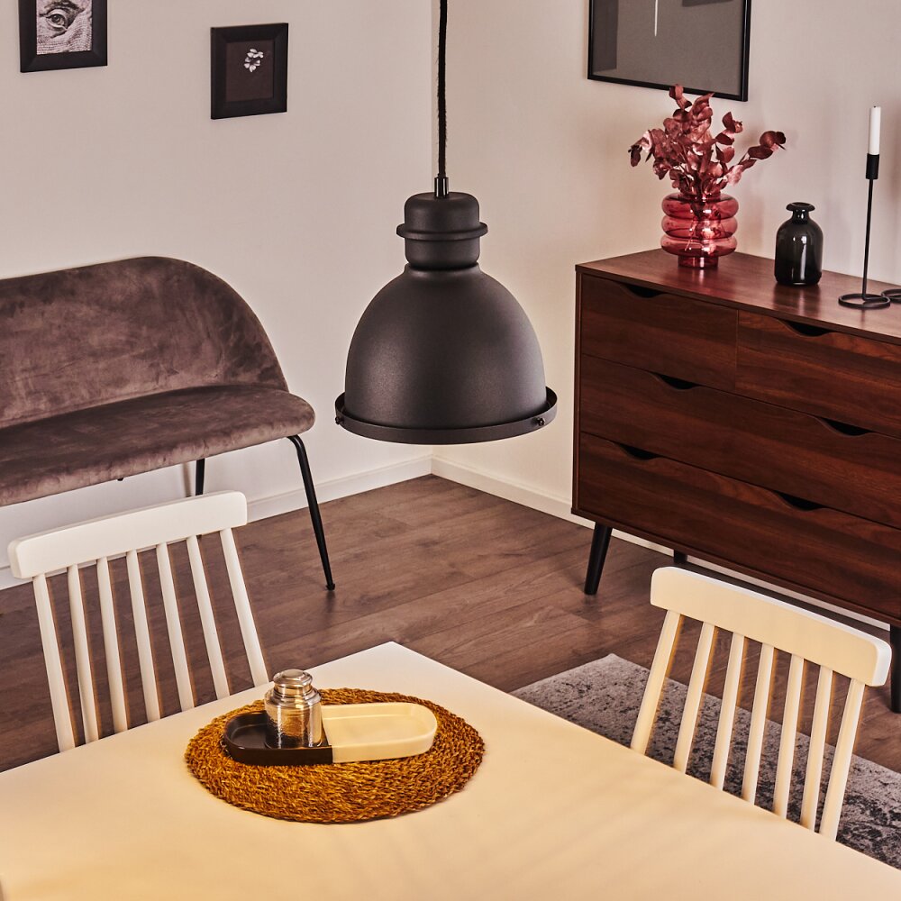 Ogho Hängeleuchte Schwarz, 1-flammig main product photo