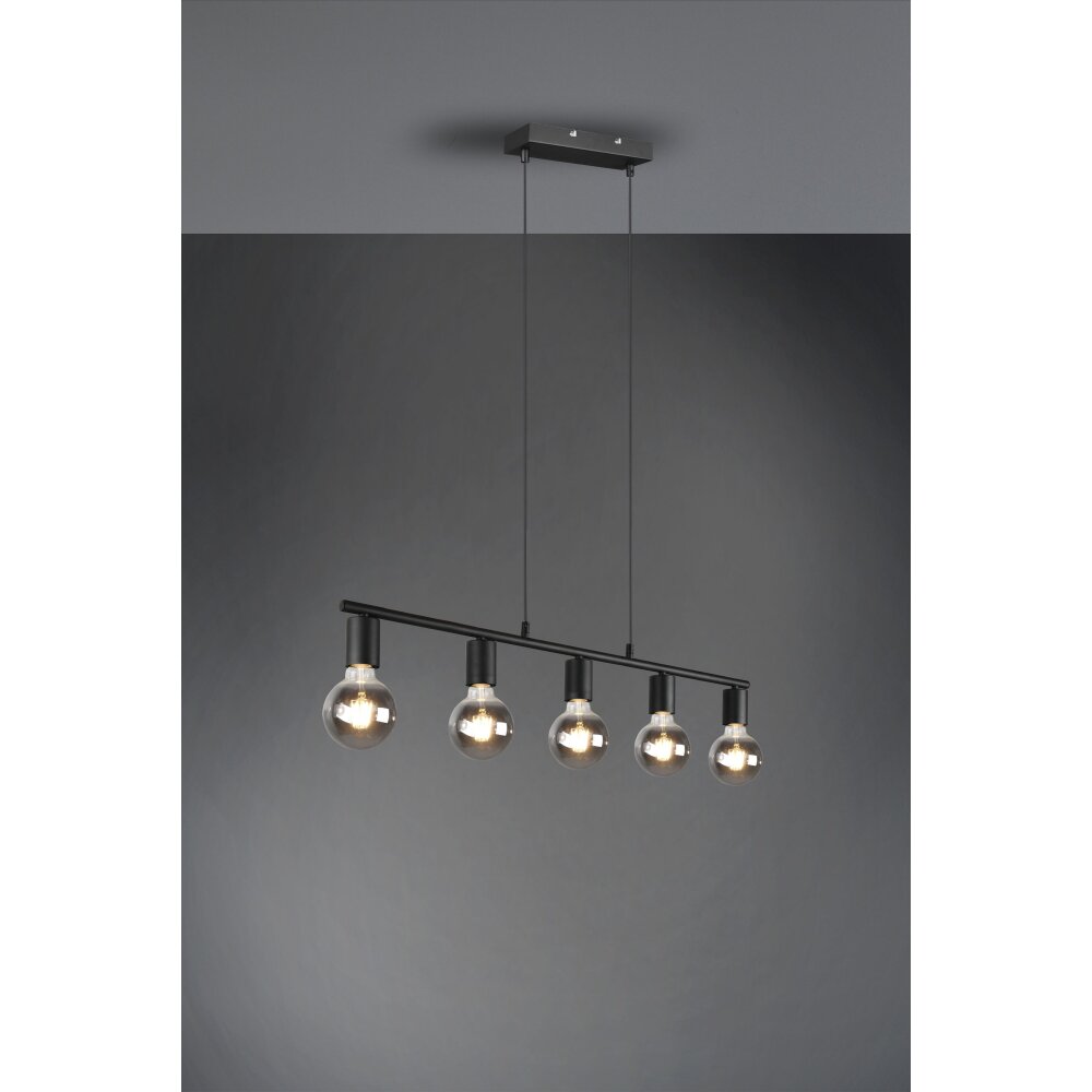 Reality Vannes Pendelleuchte Schwarz, 5-flammig main product photo