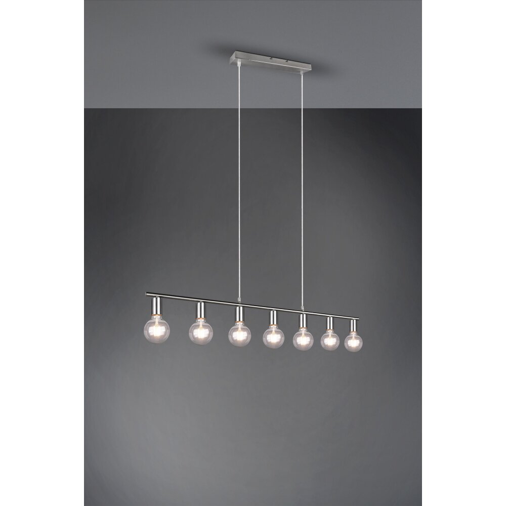 Reality Vannes Pendelleuchte Nickel-Matt, 7-flammig main product photo