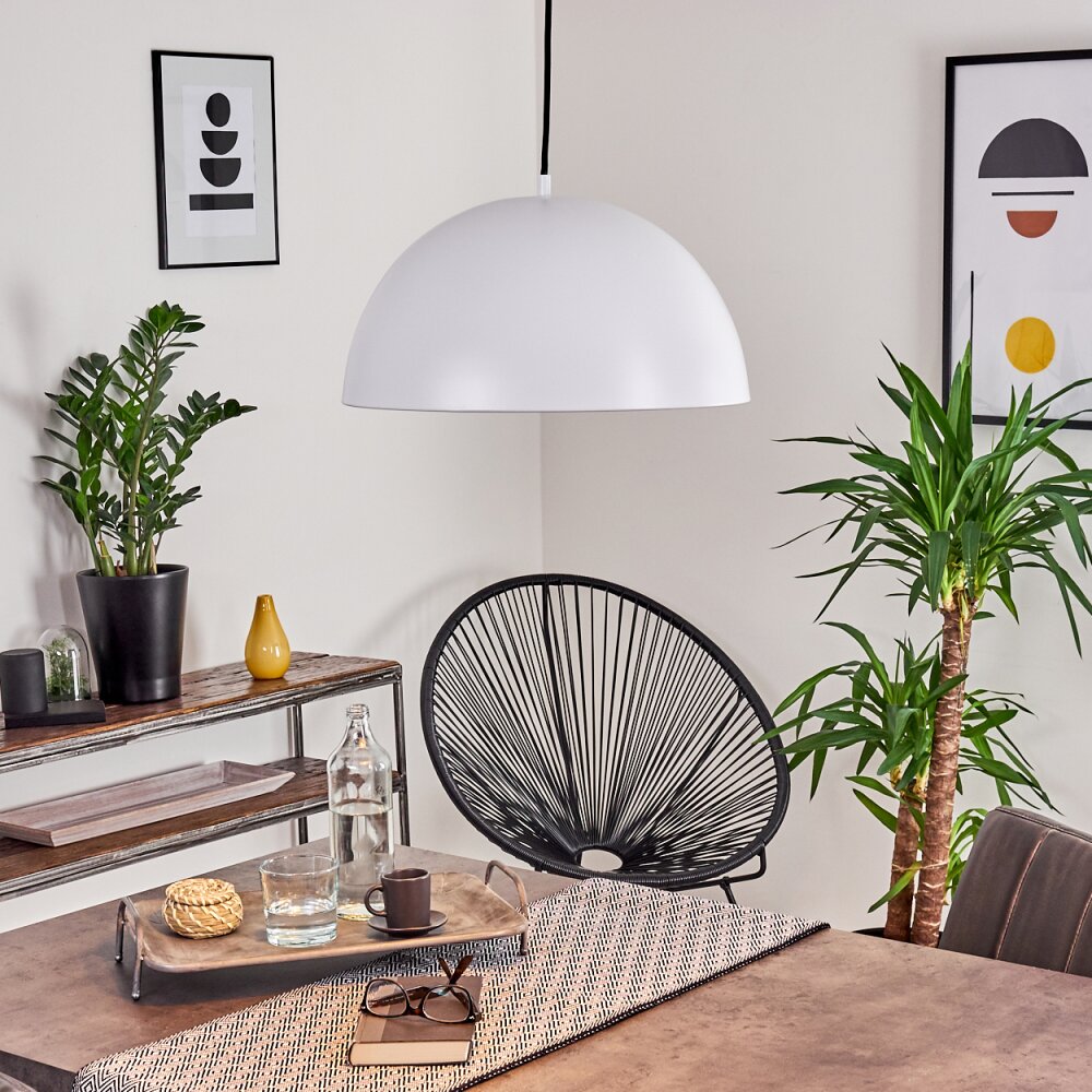 Alikata Hängeleuchte Schwarz, Weiß, 1-flammig main product photo