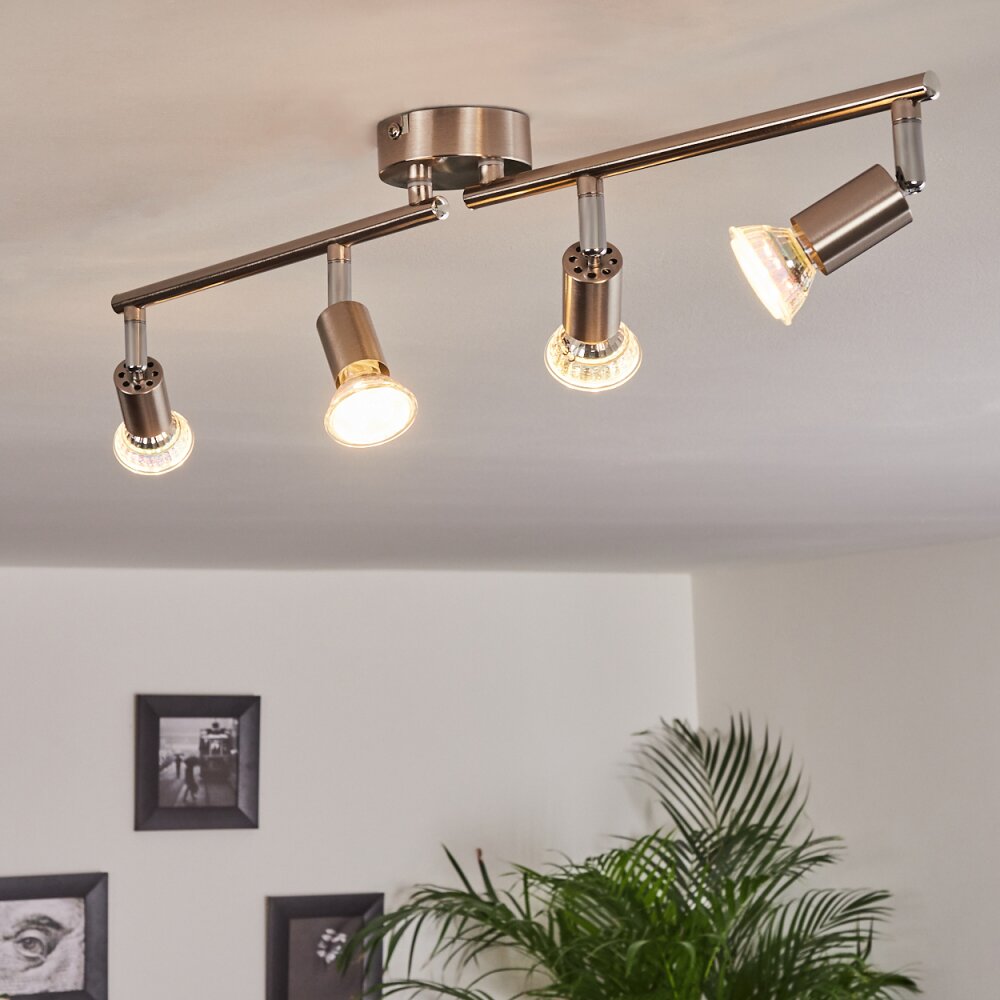Oula Deckenleuchte LED Nickel-Matt, 4-flammig main product photo