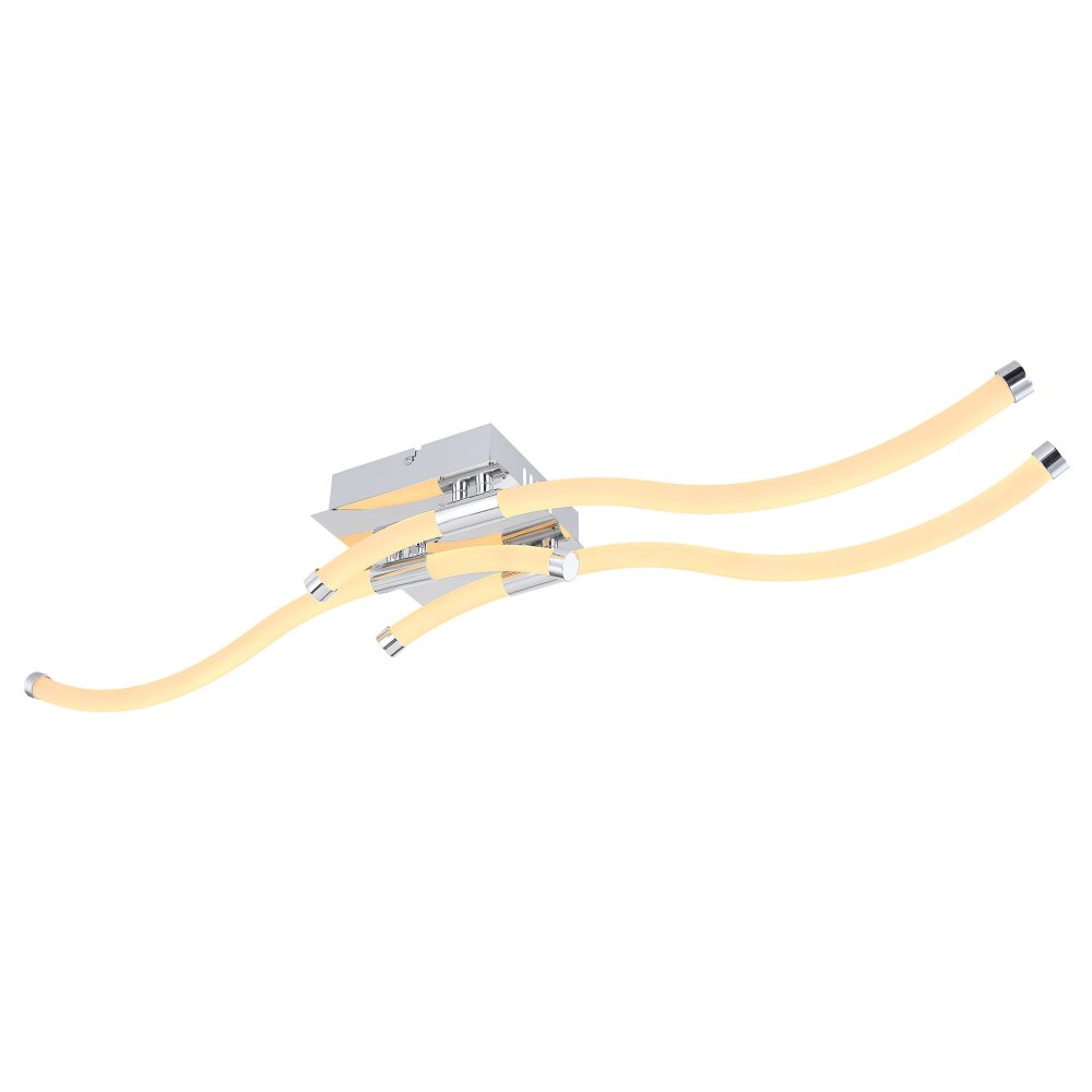 Globo KAIA Deckenleuchte LED Chrom, 1-flammig main product photo