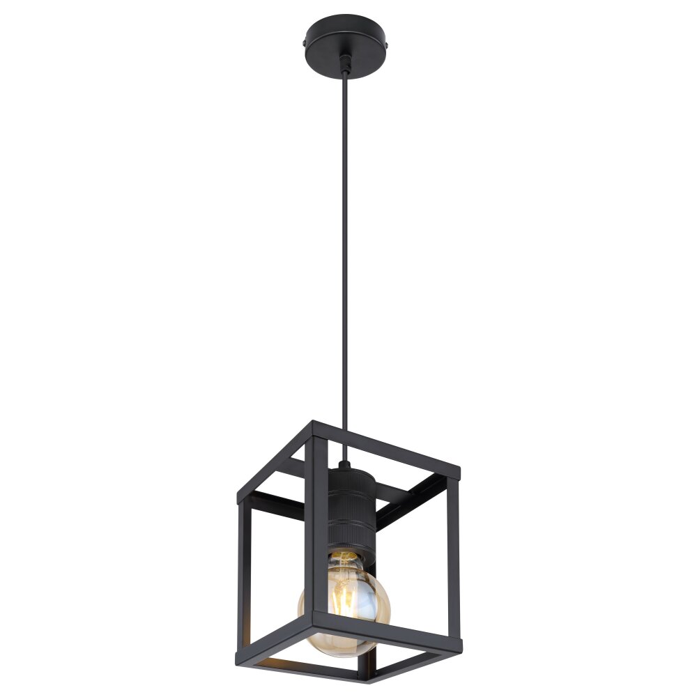 Globo HAGAR Hängeleuchte Schwarz, 1-flammig main product photo