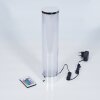 Hatara Tischleuchte LED Chrom, 1-flammig, Fernbedienung, Farbwechsler Hatara Tischleuchte LED Chrom, 1-flammig, Fernbedienung, Farbwechsler