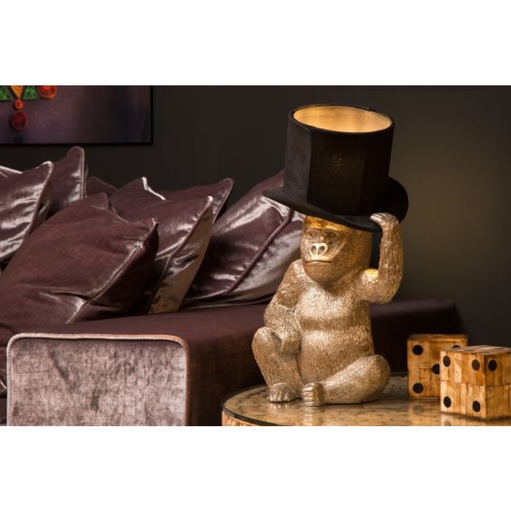 Lucide GUST Tischleuchte Gold, 1-flammig main product photo