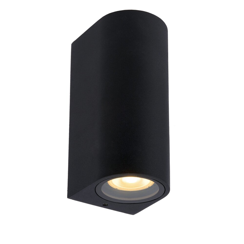 Lucide ZARO Außenwandleuchte Schwarz, 2-flammig main product photo