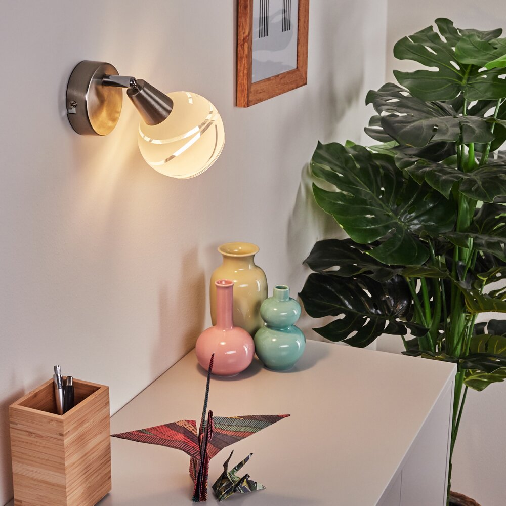 Warga Wandleuchte LED Nickel-Matt, 1-flammig main product photo