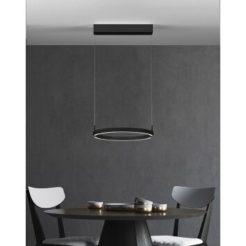 Bopp Leuchten FLOAT Pendelleuchte LED Schwarz, 2-flammig