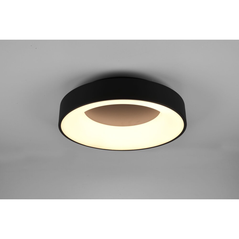 Trio Girona Deckenleuchte LED Schwarz, 1-flammig main product photo
