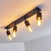 Ajaccio Deckenleuchte Schwarz, 4-flammig Ajaccio Deckenleuchte Schwarz, 4-flammig