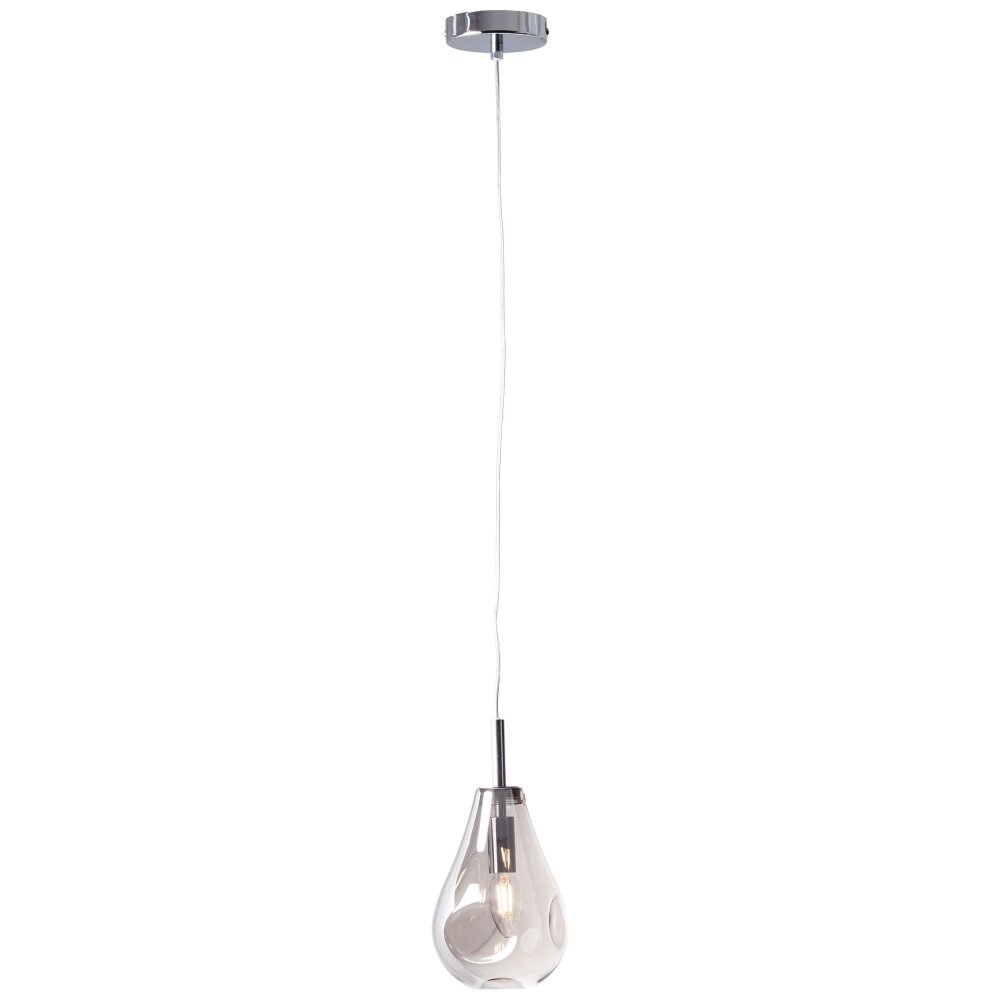 Brilliant Living Drops Pendelleuchte Chrom, 1-flammig main product photo