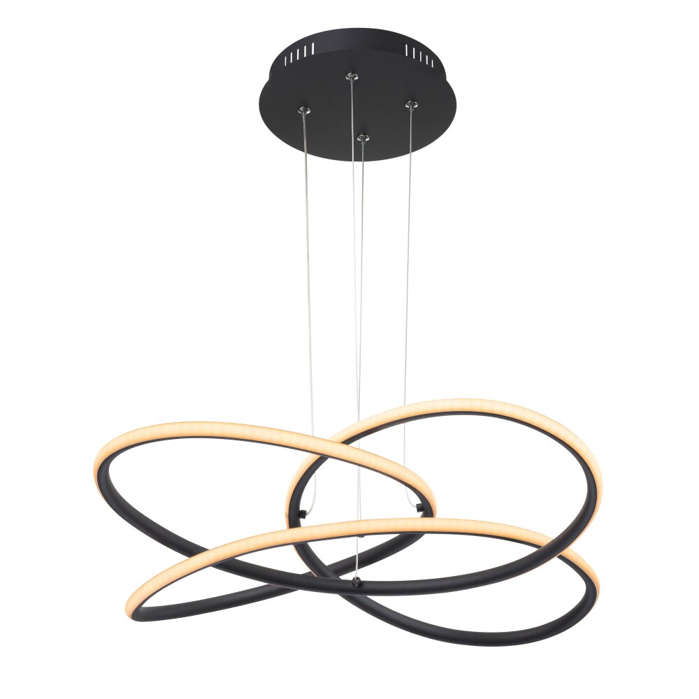 Globo PANDA Hängeleuchte LED Schwarz, 1-flammig main product photo
