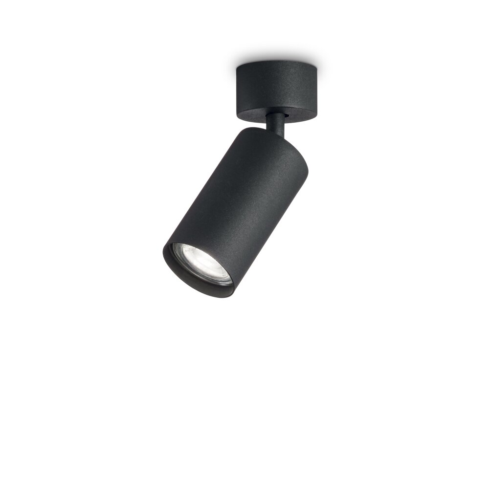 Ideallux DYNAMITE Deckenleuchte Schwarz, 1-flammig main product photo