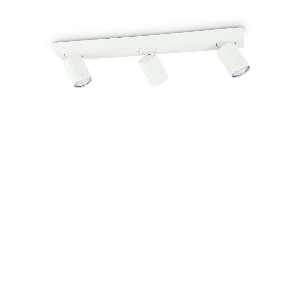 Ideallux RUDY Deckenleuchte Weiß, 3-flammig main product photo