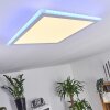 Mota Deckenpanel LED Weiß, 1-flammig, Fernbedienung, Farbwechsler Mota Deckenpanel LED Weiß, 1-flammig, Fernbedienung, Farbwechsler