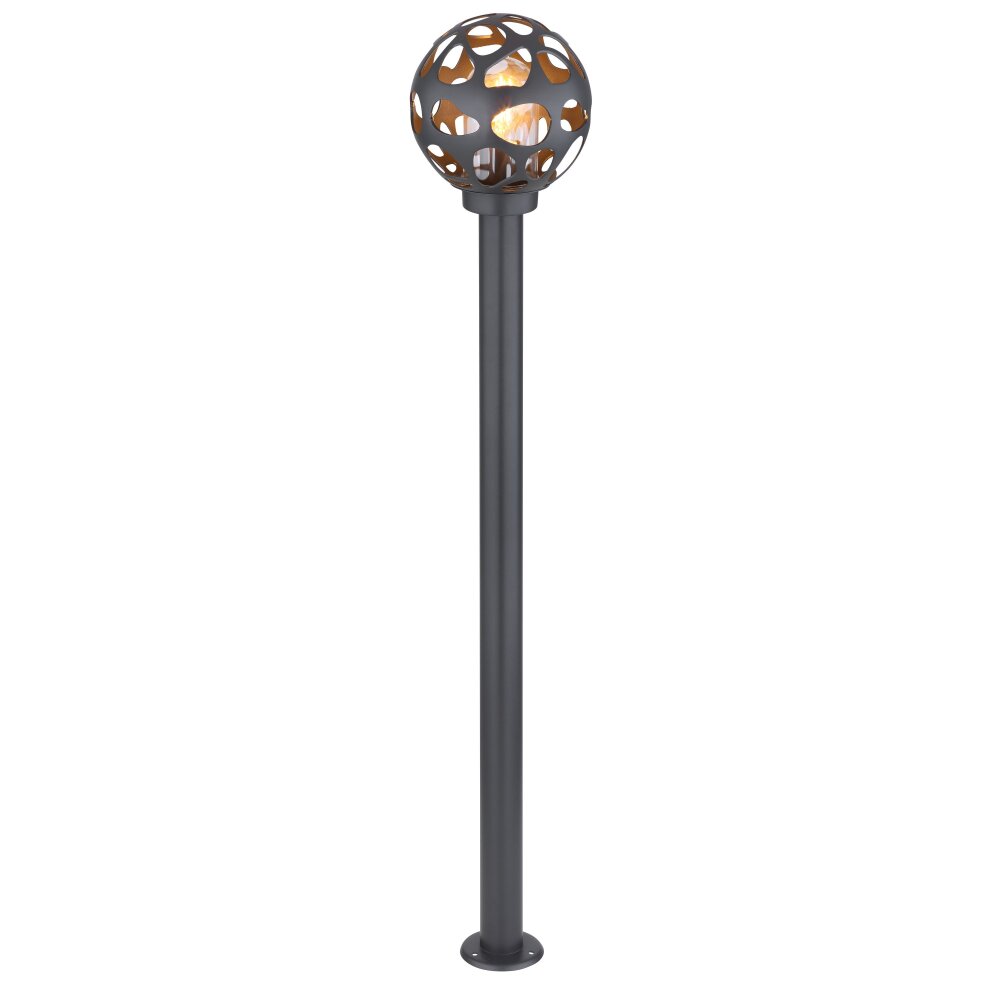 Globo HILARIO Wegeleuchte Anthrazit, 1-flammig main product photo