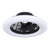 Globo TRAVO Deckenventilator LED Schwarz, 1-flammig, Fernbedienung