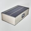 Attu Aussenwandleuchte Solar LED Nickel-Matt, 1-flammig Attu Aussenwandleuchte Solar LED Nickel-Matt, 1-flammig