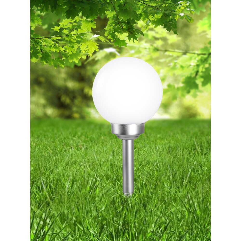 Globo Solar Kugelleuchte LED Silber, 1-flammig main product photo