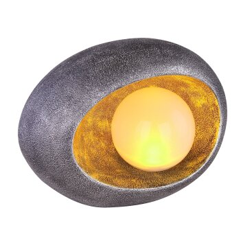 Globo SOLAR Solarleuchte LED Gold, Grau, Silber, 1-flammig Globo SOLAR Solarleuchte LED Gold, Grau, Silber, 1-flammig