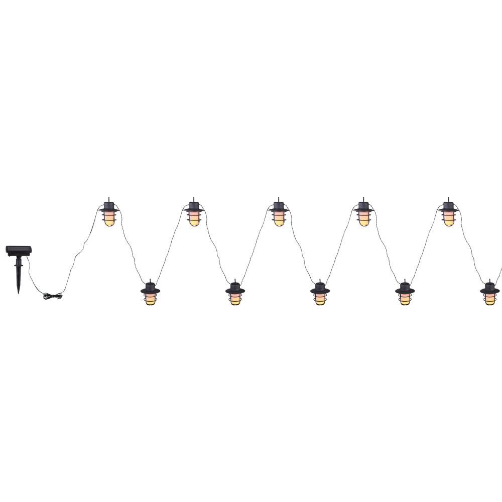 Globo Solar-Lichterkette LED Schwarz, 100-flammig main product photo