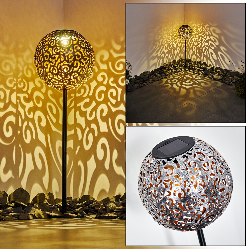 Paradiski Solarleuchte LED Schwarz, 1-flammig main product photo
