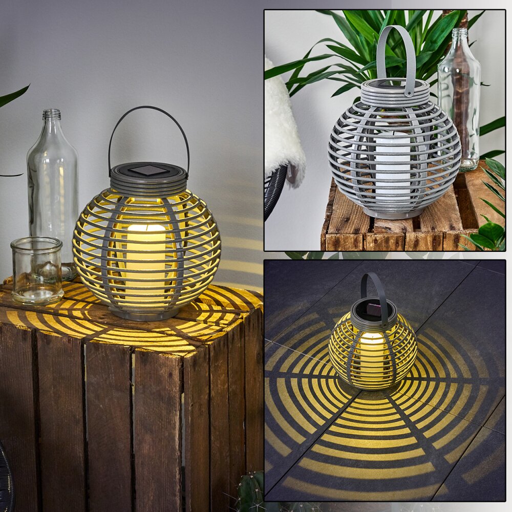 Rehovot Solarleuchte LED Grau, 1-flammig main product photo