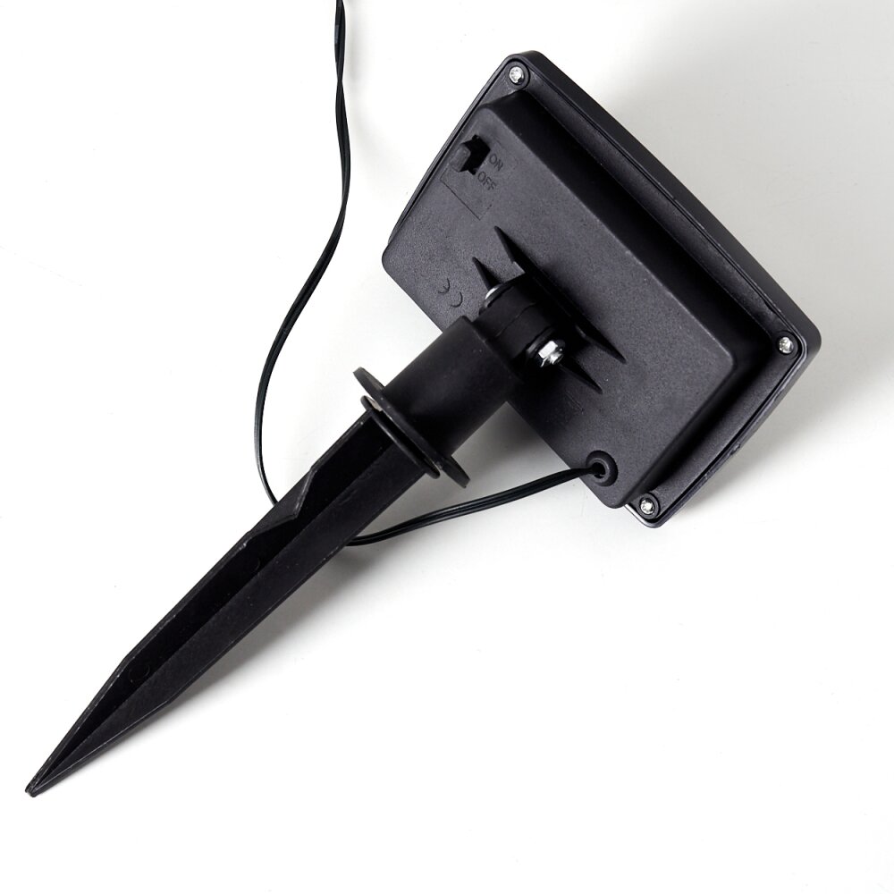 Pozzuoli Solar-Lichterkette LED Schwarz, Weiß, 10-flammig