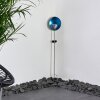 Lodz Solarleuchte Blau, Schwarz, 1-flammig