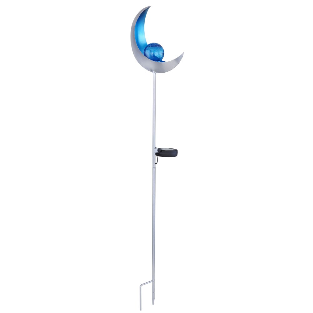 Globo Sun Solarleuchte LED Silber, 1-flammig