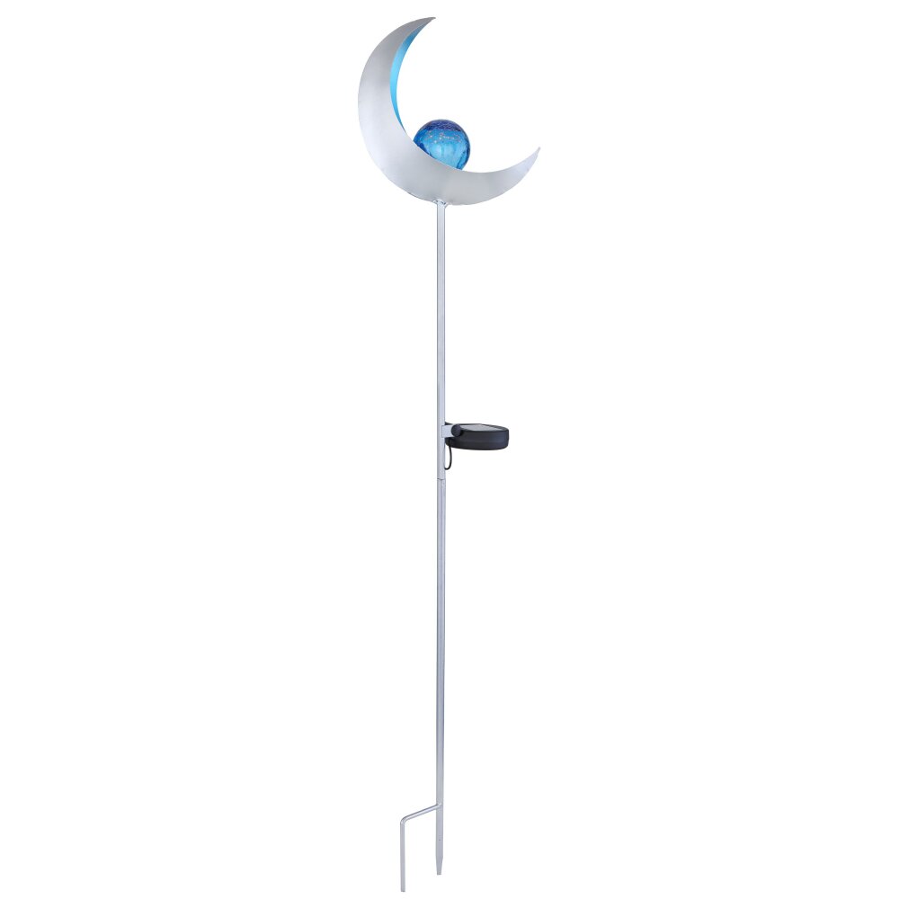 Globo Sun Solarleuchte LED Silber, 1-flammig