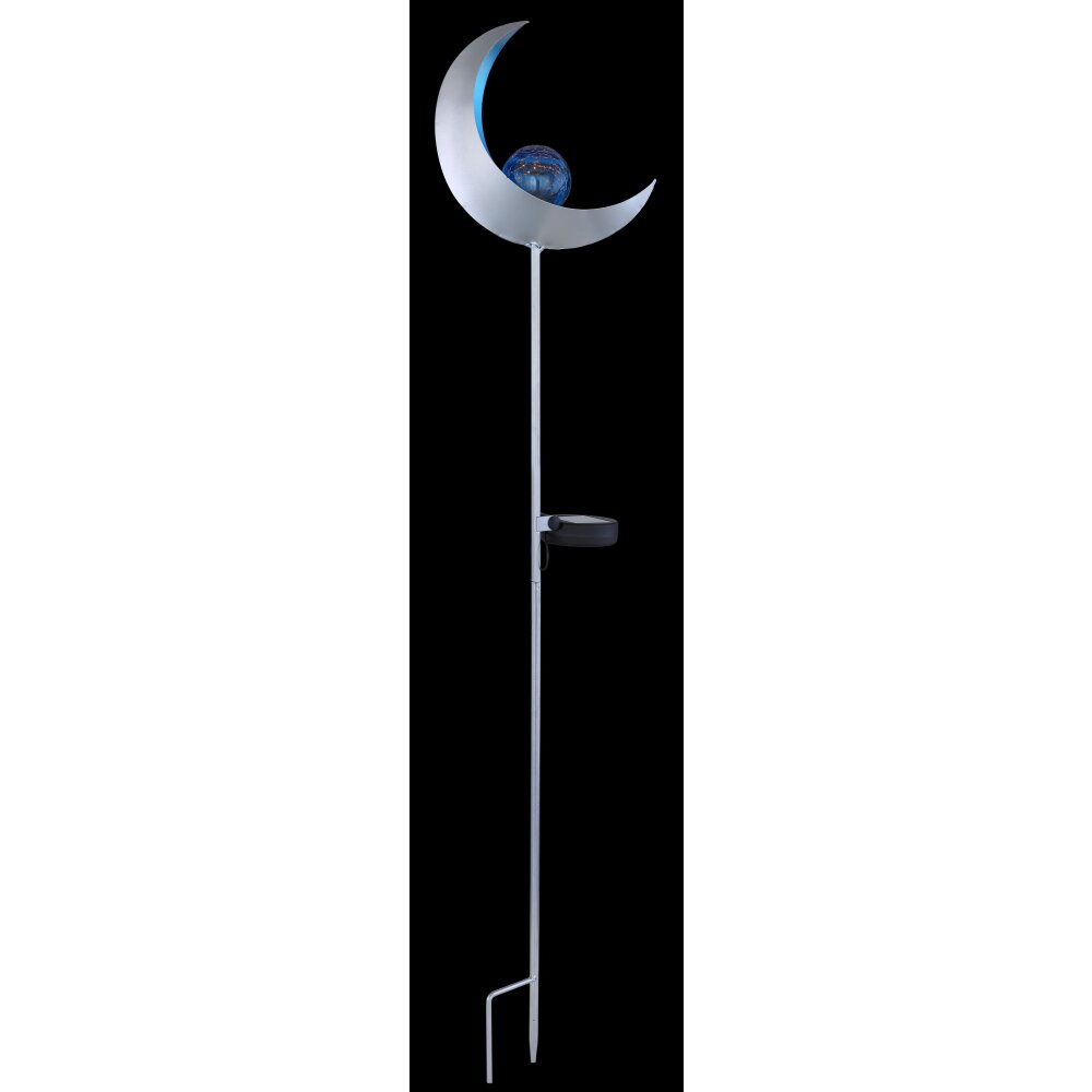 Globo Sun Solarleuchte LED Silber, 1-flammig